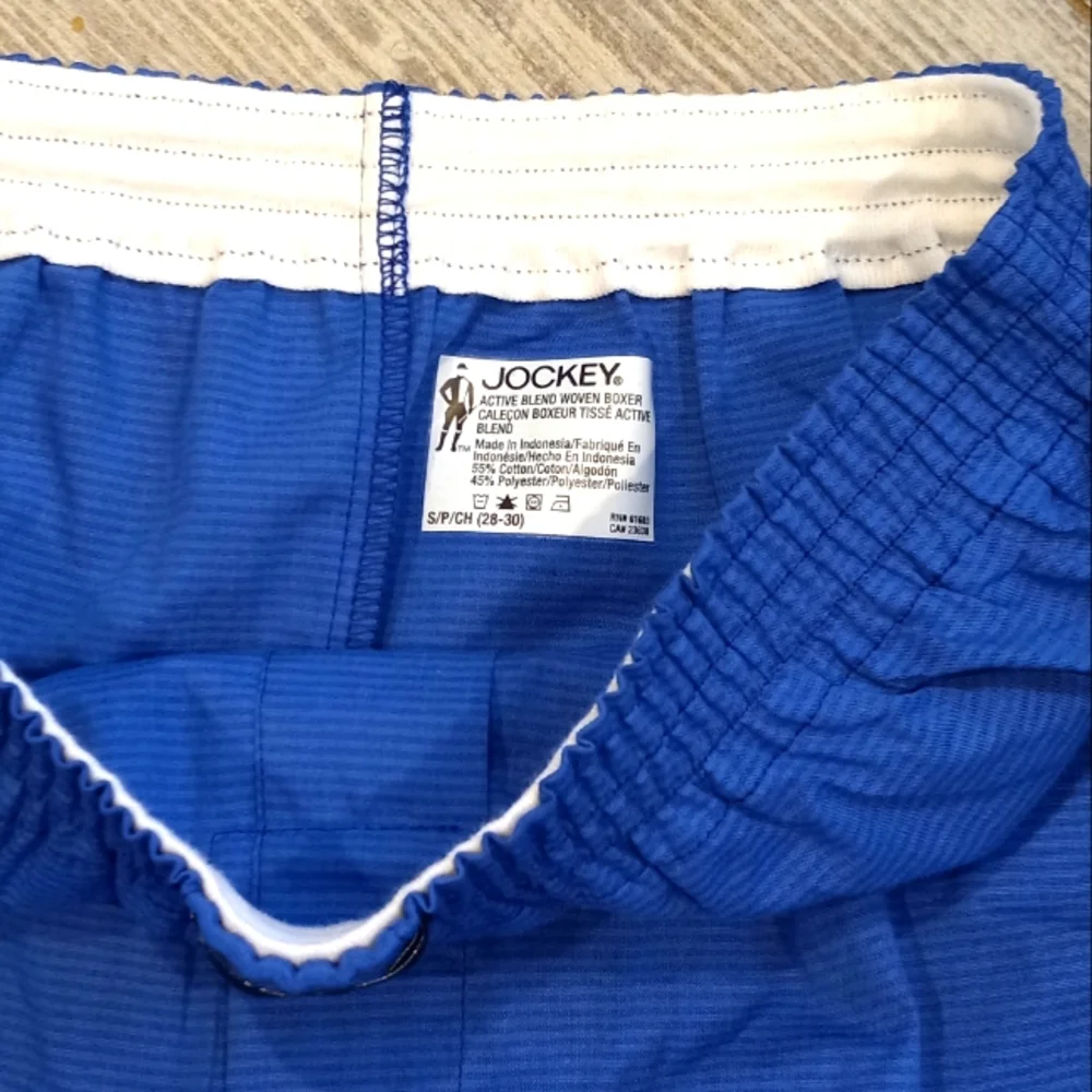Men's JOCKEY Classic Blue Boxers Size Small